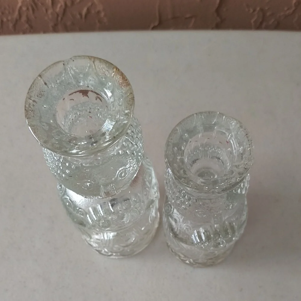 Vintage Bjorn Winblad Designed Glass Christmas Candle Holders Kings Wiseman